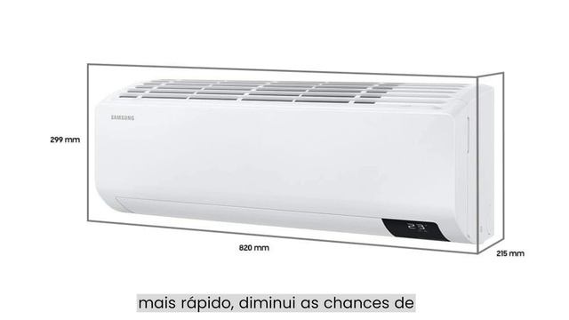 Ar-condicionado Split Samsung Digital Inverter Ultra 9.000 BTUs Frio AR09CVHZAWKNAZ Branco 220V Kit