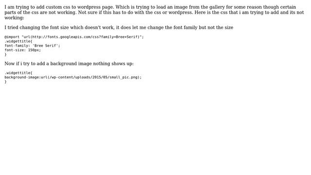 Wordpress: custom css in one page смотреть онлайн