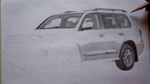 HOW TO DRAW TOYOTA LAND CRUISER