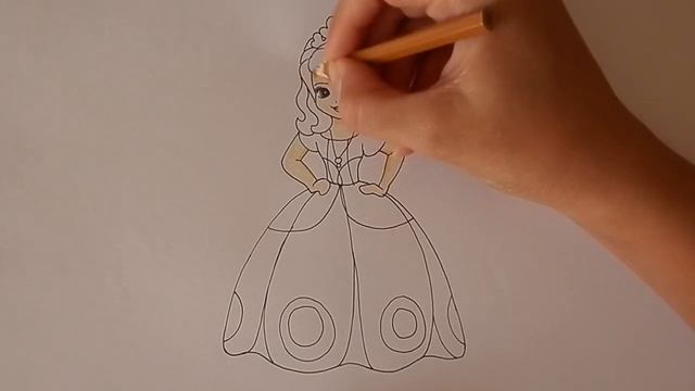 Как нарисовать ПРИНЦЕССУ СОФИЮ/472/How to draw PRINCESS SOFIA смотреть онлайн