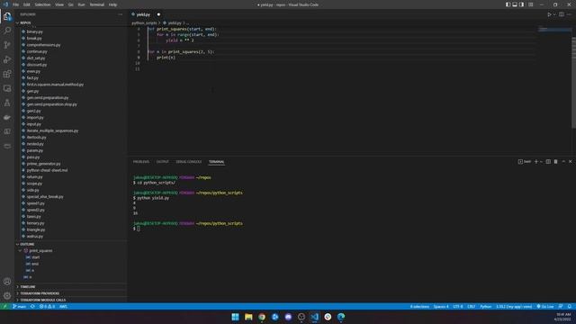 5.13 - Learn Python: The yield from Expression смотреть онлайн