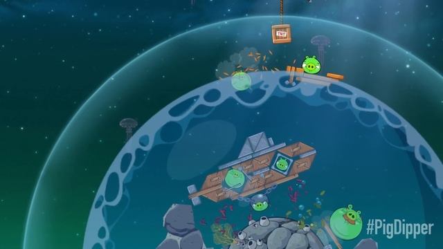 Angry Birds Space: Pig Dipper episode out now! смотреть онлайн