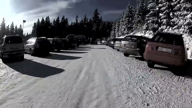 Winter biking in Orlicke mountains (CZ) with LAMAX X7 action camera and Schwalbe Ice Spiker Pro смотреть онлайн