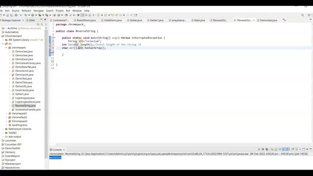 Reverse String using java смотреть онлайн