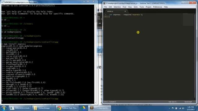 1 5 MEAN Stack RESTful API Tutorial Using MongoDB, Express, Angular JS, and Node JS Together смотреть онлайн