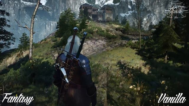 Witcher 3 Fantasy MOD ULTRA v2.1 Comparison (Sweet FX) FULL SCREEN HD смотреть онлайн