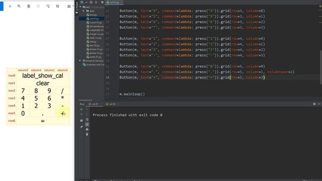 ep12 การสร้างเครื่องคิดเลขด้วย tkinter python calculator смотреть онлайн