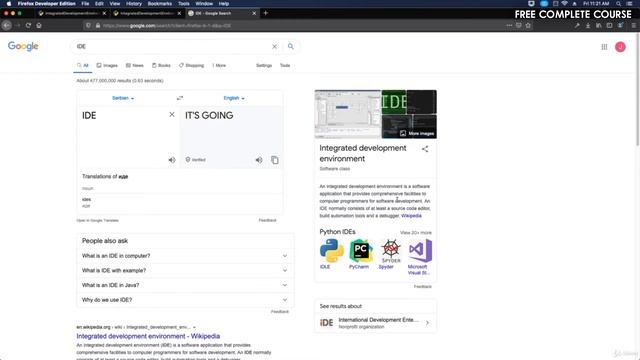 #9 - What is IDE | Python Full Course - Beginner to Advanced [FREE] смотреть онлайн