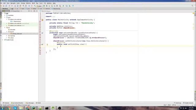 Android Beginner Tutorial #22 - WebViews [How To View Websites in an Android App] смотреть онлайн