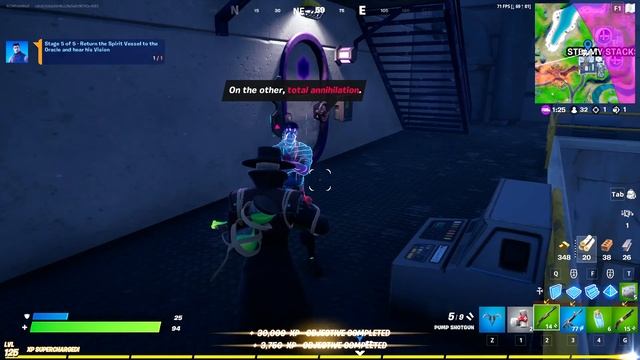 Fortnite Return the Spirit Vessel to the Oracle and Hear His Vision смотреть онлайн
