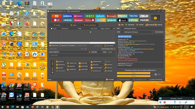 Unlock Tools Redmi 9i/9a/9c Frp Unlock Booting Device...fail Fix
