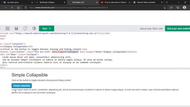 Bootstrap Collapse explained смотреть онлайн