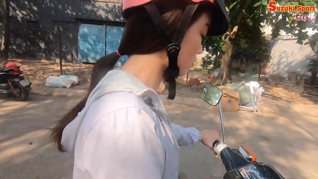 Good Girls With Honda Cub 50 Trailer Part 1 | Kickstart Girls смотреть онлайн