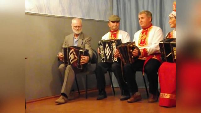 Алексеев Сергей среди череповецких гармонистов, концерт в Ивановом Бору, 2015 г. смотреть онлайн