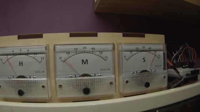Arduino Analog meter clock смотреть онлайн