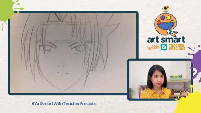 Anime Drawing Workshop: Anime Hair in Ink and Pen | Art Smart with Teacher Precious смотреть онлайн