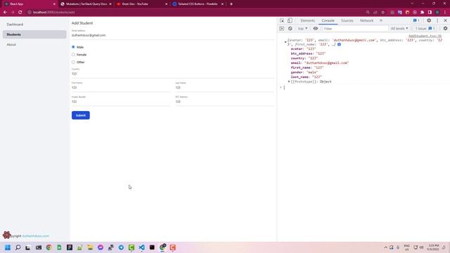 React Query: 03 Dùng mutation để add student, trick hay hay xử lý lỗi смотреть онлайн