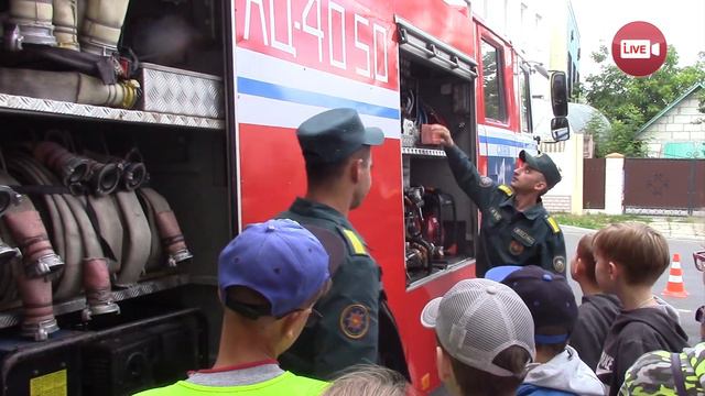 Экскурсия в пожарную часть смотреть онлайн