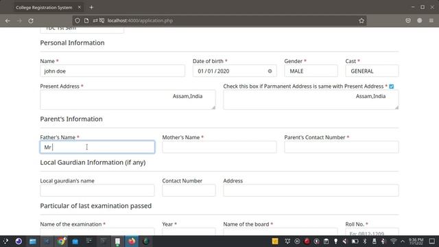 Simple Online Admission System using PHP With Source Code 2023 | PHP Project смотреть онлайн