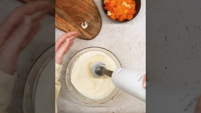 Творожная запеканка с бананом и хурмой в духовке рецепт #Shorts смотреть онлайн