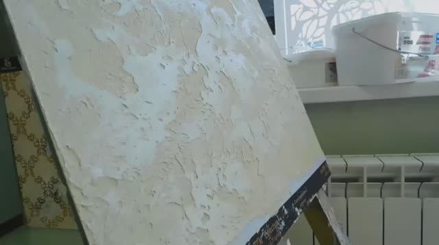 Декоративная штукатурка_Вьюжка_Зимний узор. смотреть онлайн