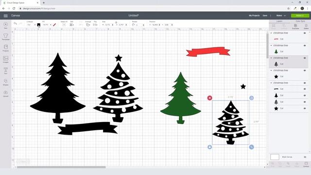Christmas Tree Svg Free Cut File for Cricut смотреть онлайн