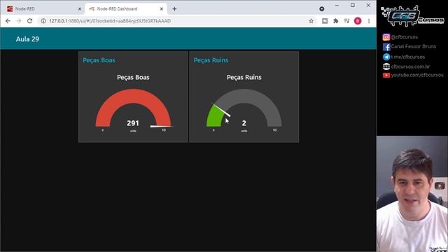 Dashboard em Node-RED #P4 [Node-Red] - Curso de Node - Aula 29 смотреть онлайн