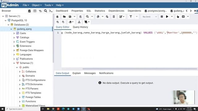 Belajar PostgreSQL Untuk Pemula | 5. MENGISI ( INSERT ) TABEL смотреть онлайн