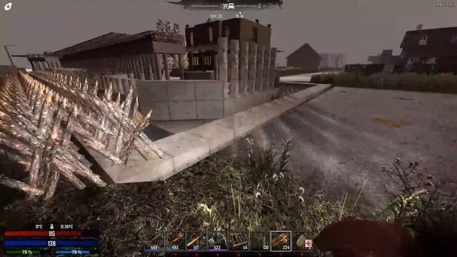 Spikes, Spikes, UI, Tunnels And More Spikes | 7 Days To Die Alpha 14 Let's Play | Part 93