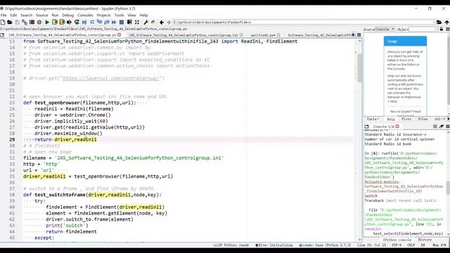 Selenium + Python自动化测试系列之44测试控件数组和显示风格——Python程序设计系列245 смотреть онлайн