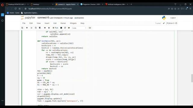 INT-404 AI PROJECT | CONNECT-4 GAME CODE EXPLANATION PYTHON | LPU смотреть онлайн