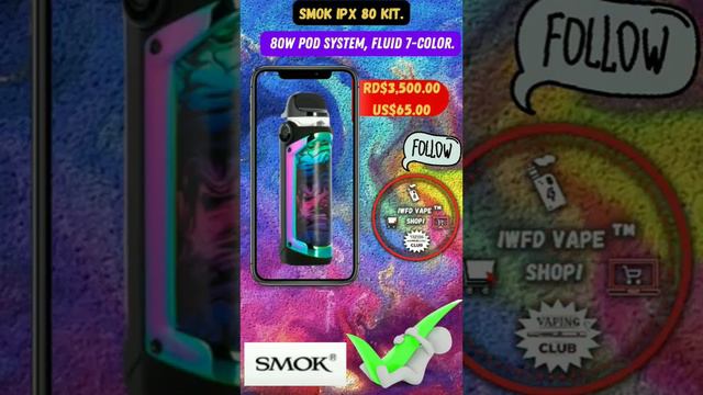 La mejor marca de vaporizadores, Ipx 80 pod, Arcoiris. смотреть онлайн