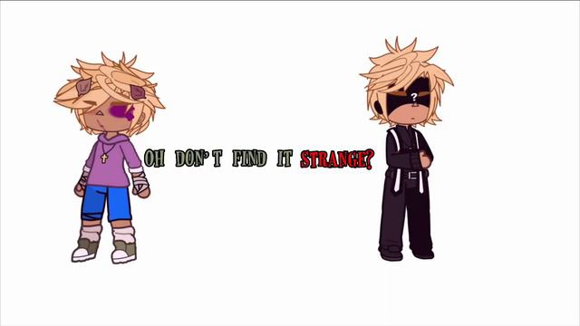 Oh don’t find it strange? | Travis and his father | Sally Face | Gacha Club смотреть онлайн