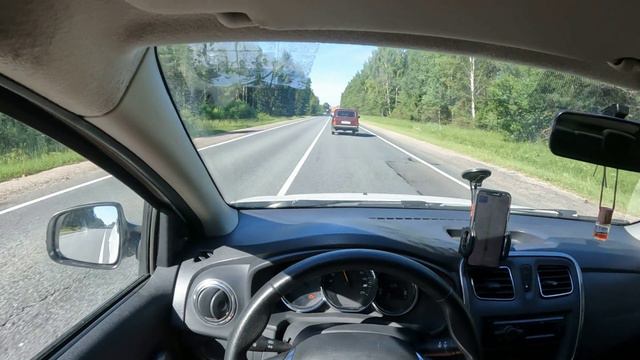 Трасса Иваново-Владимир в режиме водителя! Дорога от кинотеатра Современник до поворота на Суздаль! смотреть онлайн