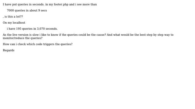 Wordpress: Using ＜?php echo get_num_queries(); ?＞ queries in and i see 7000+queries? смотреть онлайн