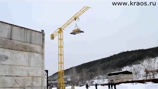 Испытание мини-крана КСРМ-500 www.kraos.ru смотреть онлайн