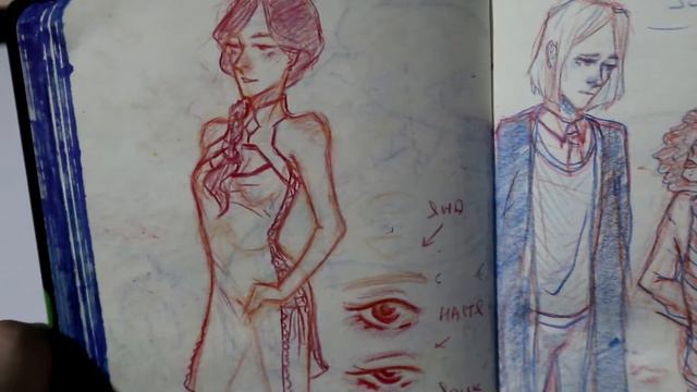 Обзор скетчбука | скетчи, депра и хорни стадия смотреть онлайн