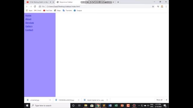 How to Create A Responsive SideBar Using HTML And CSS смотреть онлайн