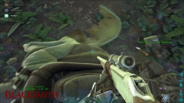 Ark Survival Evolved, The Island.  WHEN YOUR COMPUTER CRASHES YOUR DINO DIES.