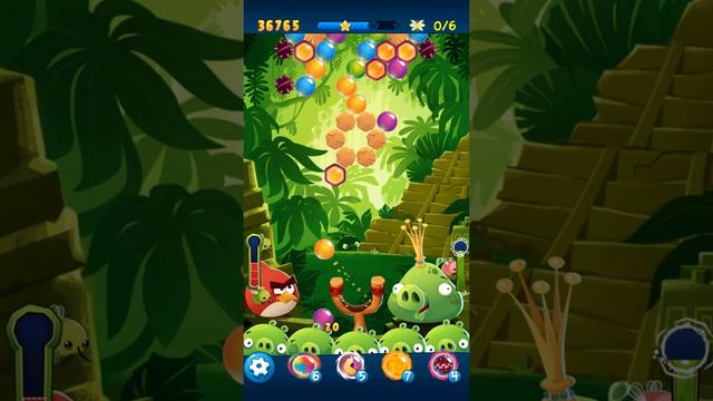 Angry Birds POP Bubble Shooter - Level 185 Gameplay Android смотреть онлайн