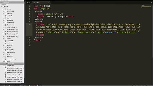 Cara Mudah Memasang Google Maps di Website / HTML (LENGKAP) смотреть онлайн