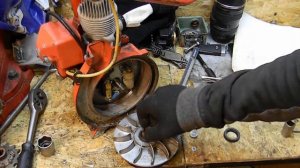 Съемник маховика бензопилы Дружба_самодельный