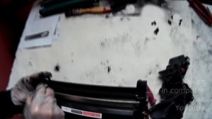 Вертикальне полосы при печати.  Чистим дозирующее лезвие