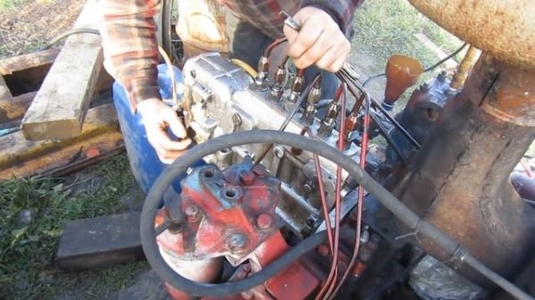 отчет работы двигателя. СМД-60 с ТНВД ЯМЗ 236