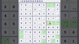 Решение сложных судоку уровня "экстрим". Обоюдоложный кандидат 2.