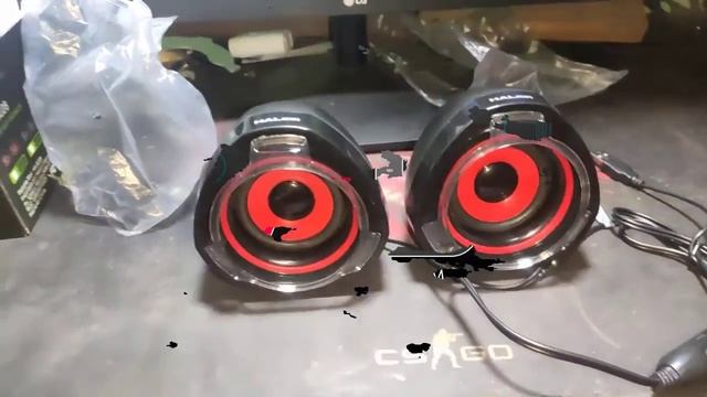 PARLANTE GAMER USB HALION HA S228 unboxing $8 dólares donde comprar Perú смотреть онлайн