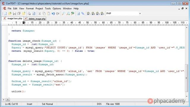 PHP Image Upload Website 264 Deleting Images Part 2 смотреть онлайн