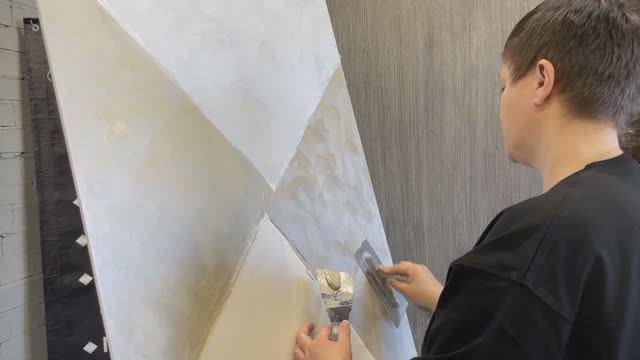 Четыре Вида нанесения Декоративной штукатурки Шелк смотреть онлайн