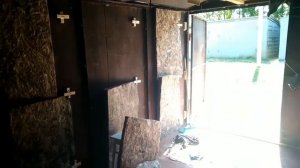 Как утеплить металлический гараж