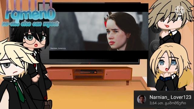 some of Harry Potter characters react to the founders of Hogwarts | GC| HP x Narnia AU | rqmen0 смотреть онлайн